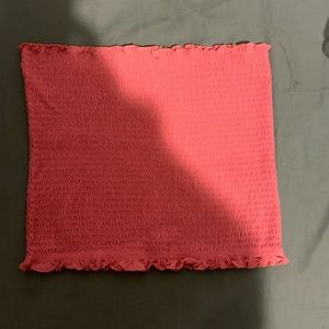 Run her tube top and relaxed boho style pants